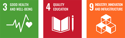 Initiatives targeting achievement of the SDGs 3.GOOD HEALTH AND WELL-BEING 4.QUALITY EDUCATION 9.INDUSTRY,INNOVATION AND INFRASTRUCTURE