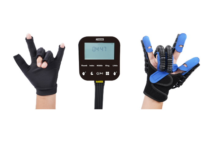 WIRELESS DATA GLOVE FOR FINGER MIRROR TRAINING